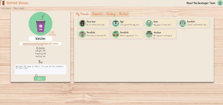 Bored Room App Built With React