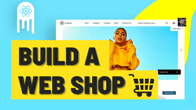Build a fully functional eCommerce application using react and commerce.js
