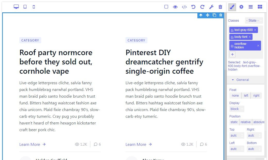 Build landing pages visually right in your React or Next.js projects