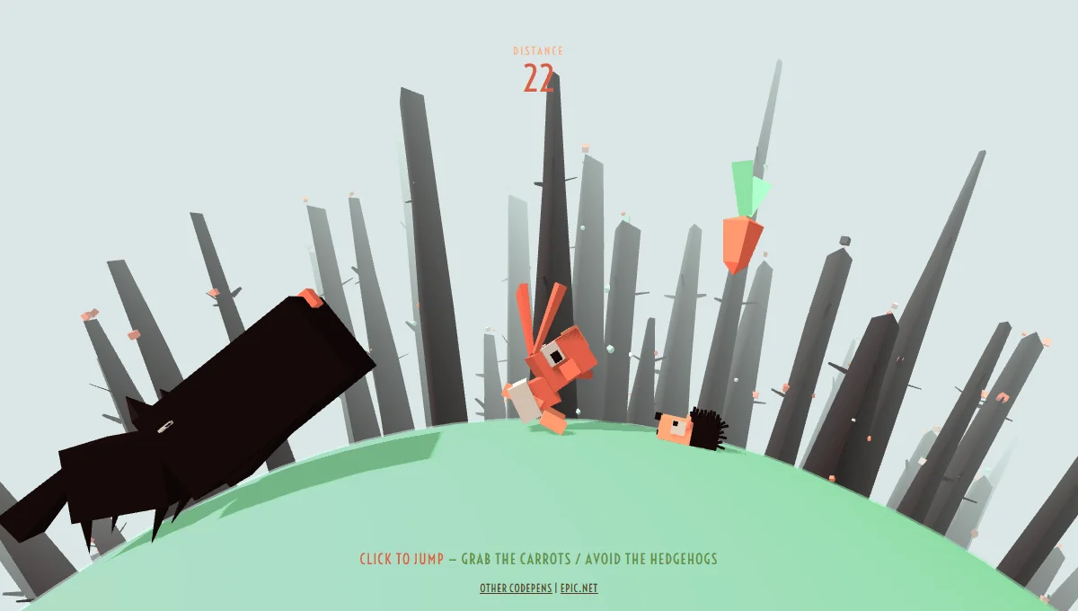 The Frantic Run of the Valorous Rabbit