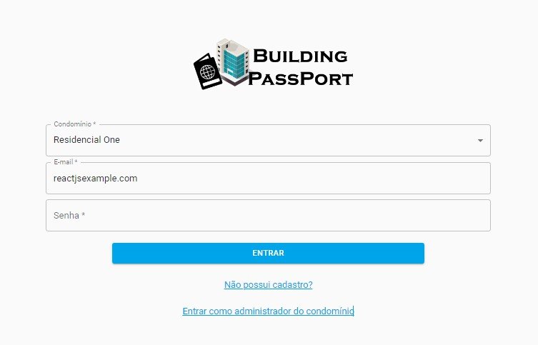 Building Passport - An APP that makes easier to invite people and guarantee their access in the condominium