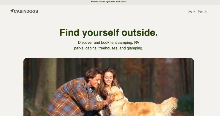 Cabindogs: A full stack application that provides users an extensive variety of cabins to rent