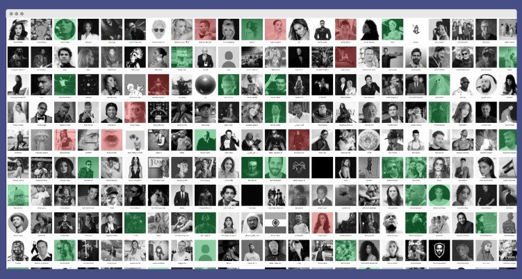 CelebrityWall: A big picture of celebrities and their stance regarding what is happening in Iran