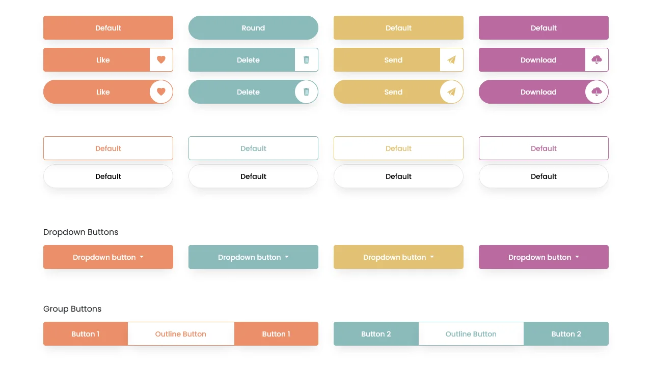 Bootstrap Buttons V2