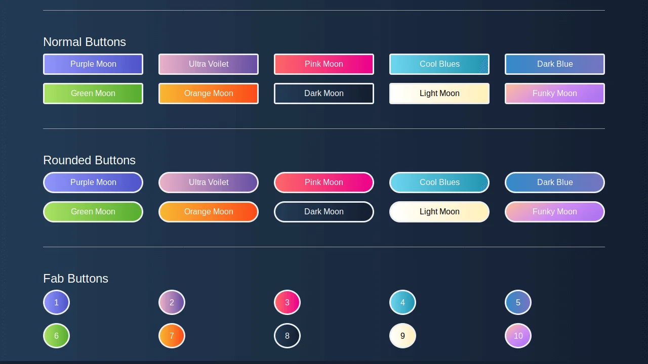 Bootstrap Gradient Button