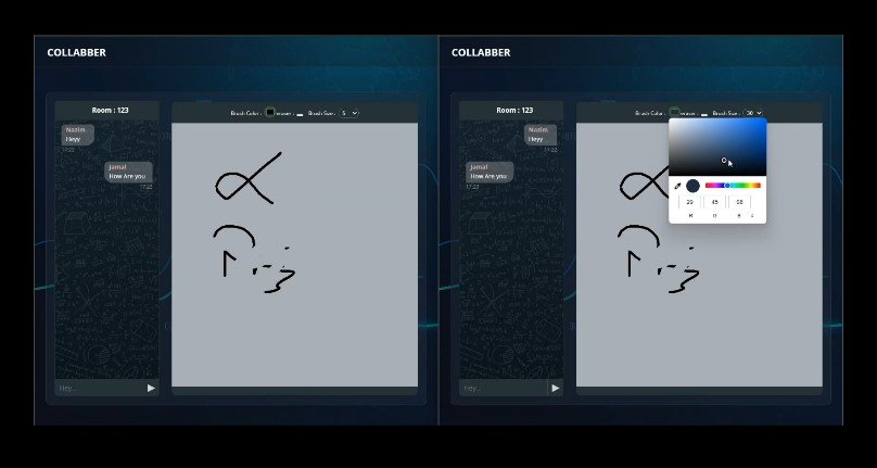 Collaber - A Chat App to Add Images and Draw Among themselves