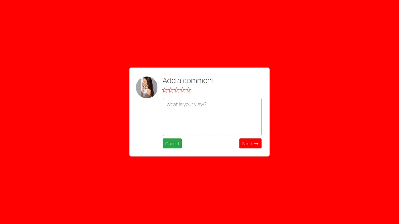 Bootstrap 4 Comment Section