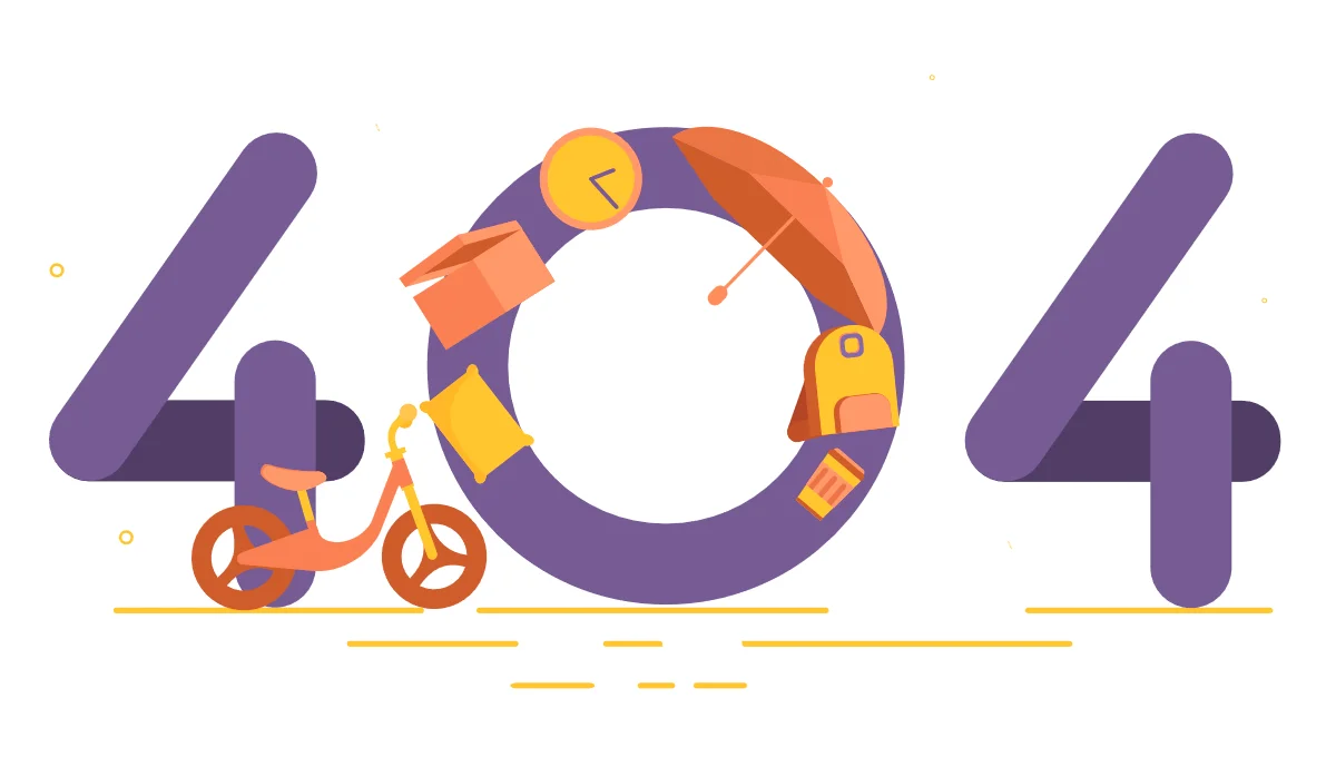 404 SVG Animated Page Concept