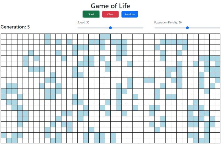 Conway's Game of Life written in Typescript and React