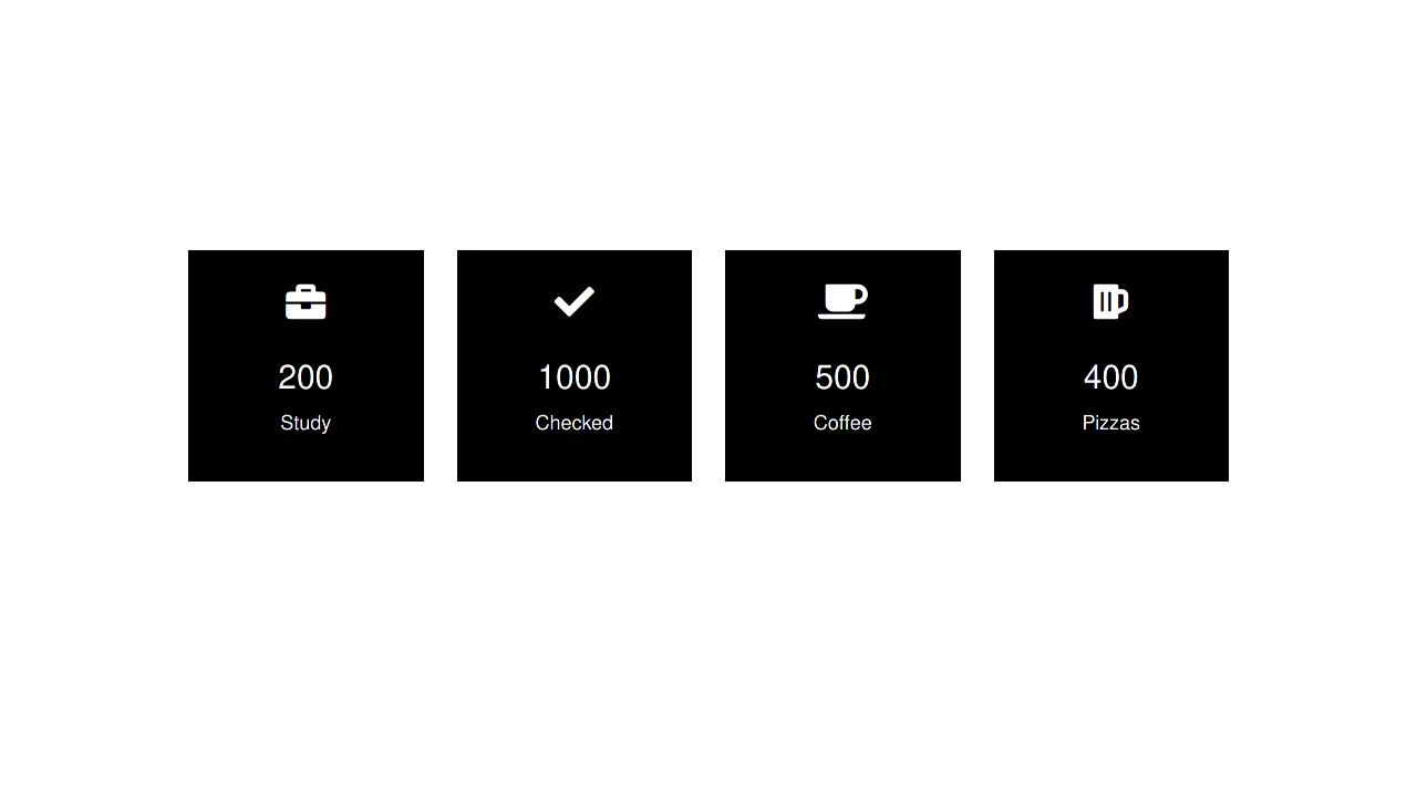 Collection of free Bootstrap counter code examples