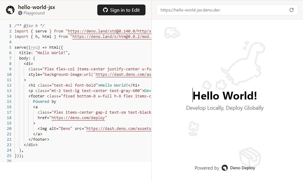 Create a html response with JSX