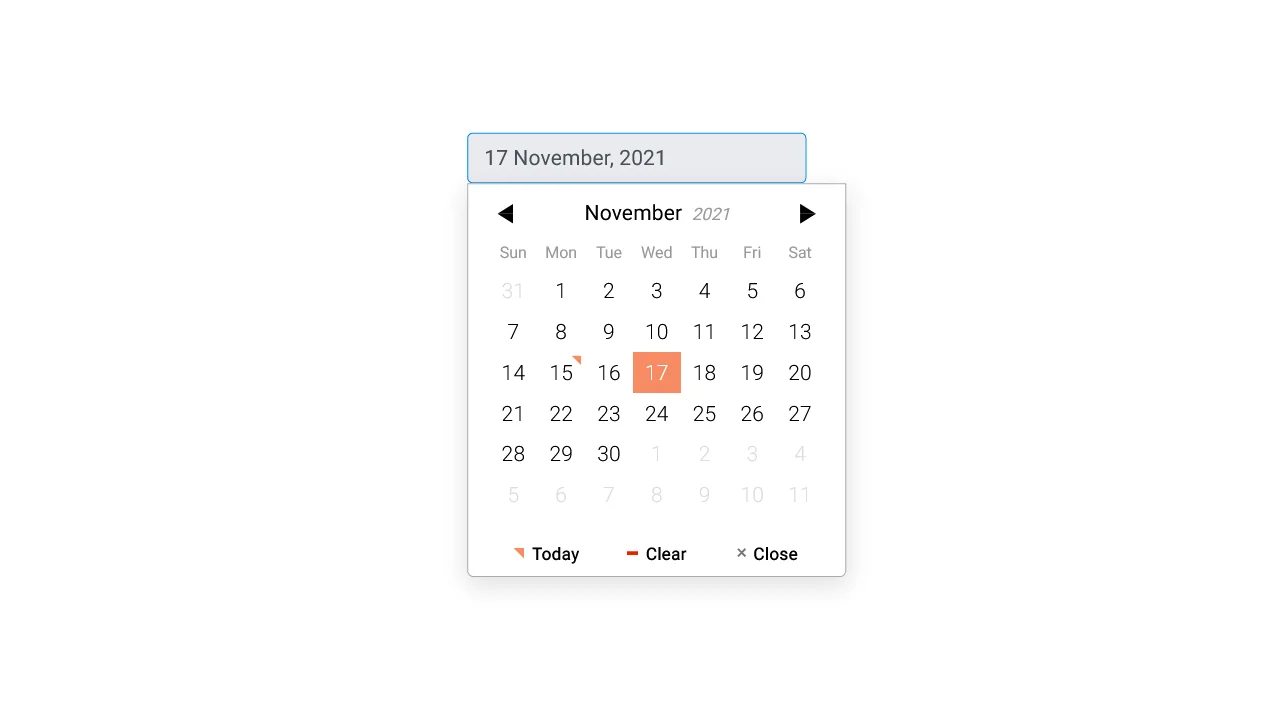 Bootstrap Calendar Datepicker #12