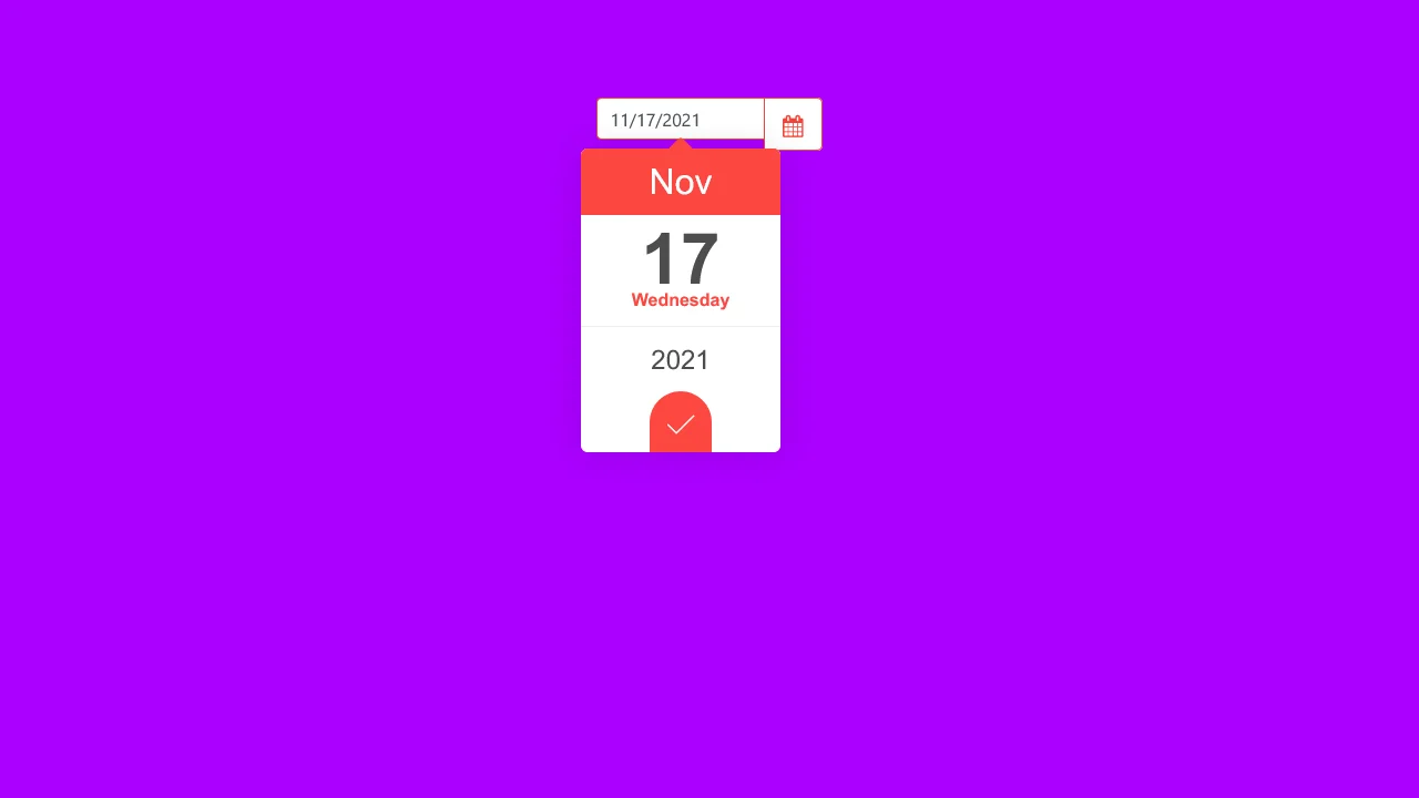 Bootstrap 4 Datepicker Using HTML and jQuery Plugin