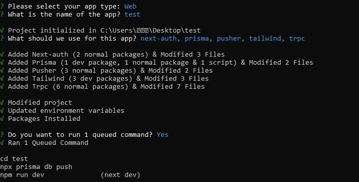 Create modern Expo / NextJS TypeScript application within seconds using 1 command