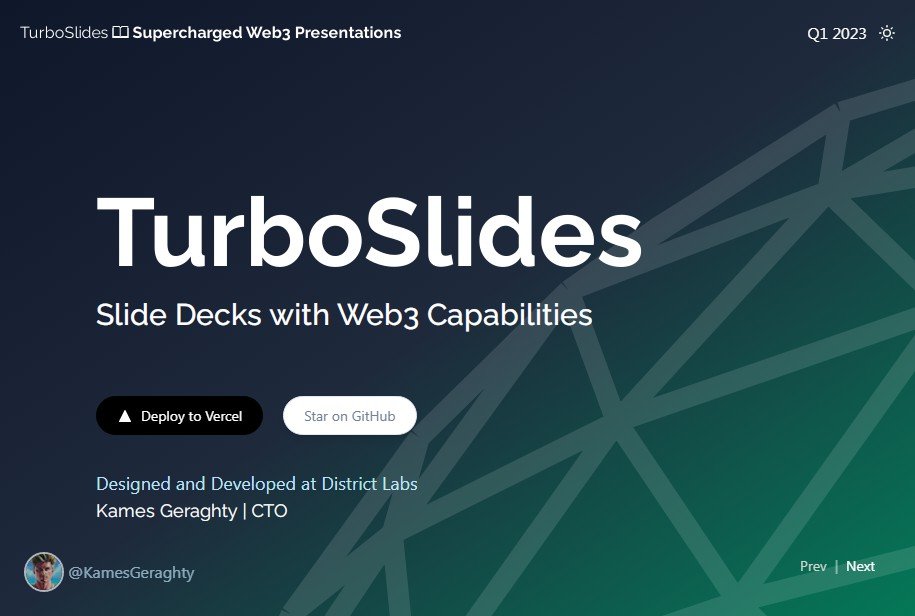Create presentation decks using MDX, React, and Next.js with Web3 capabilities