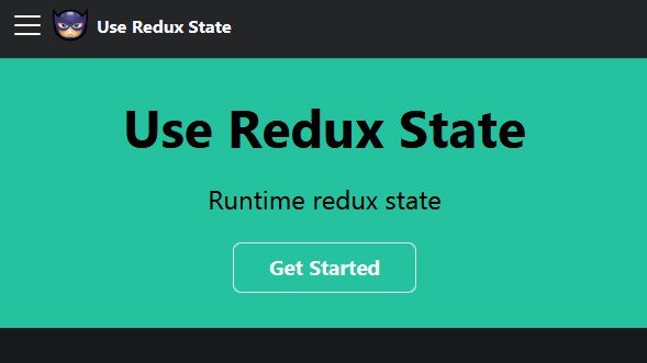 Create Redux State At Run Time