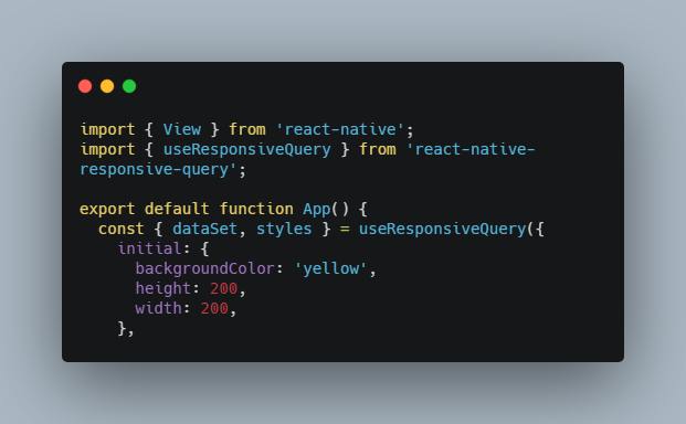 Create responsive styles that use media query on react native web and Dimensions API on react native