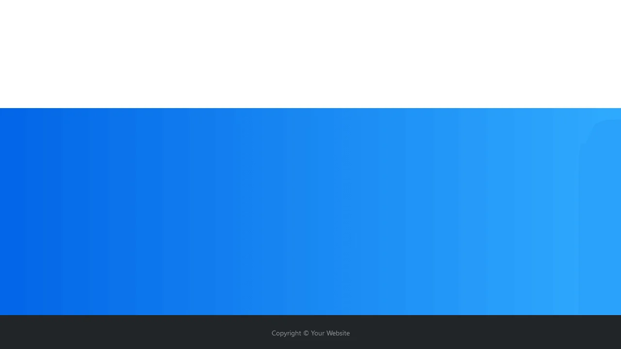 Flexbox Sticky Footer