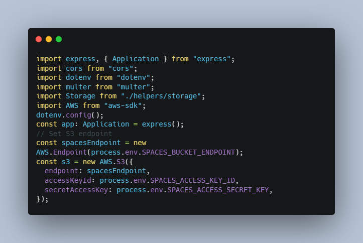 Creating a multer storage engine with a Nextjs placeholder
