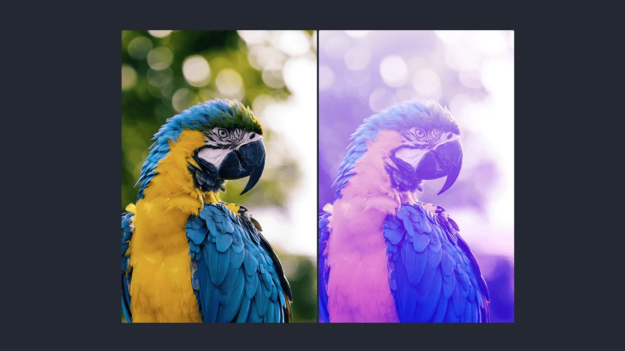 Collection of free CSS background-blend-mode code examples from Codepen and other resources