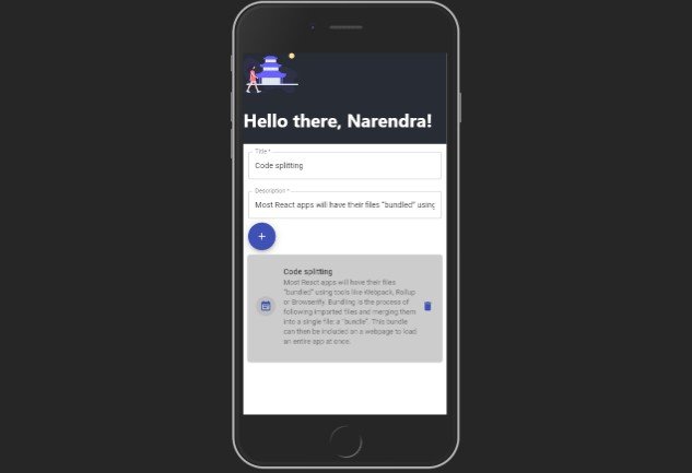 Creating todo application using react and redux for state management