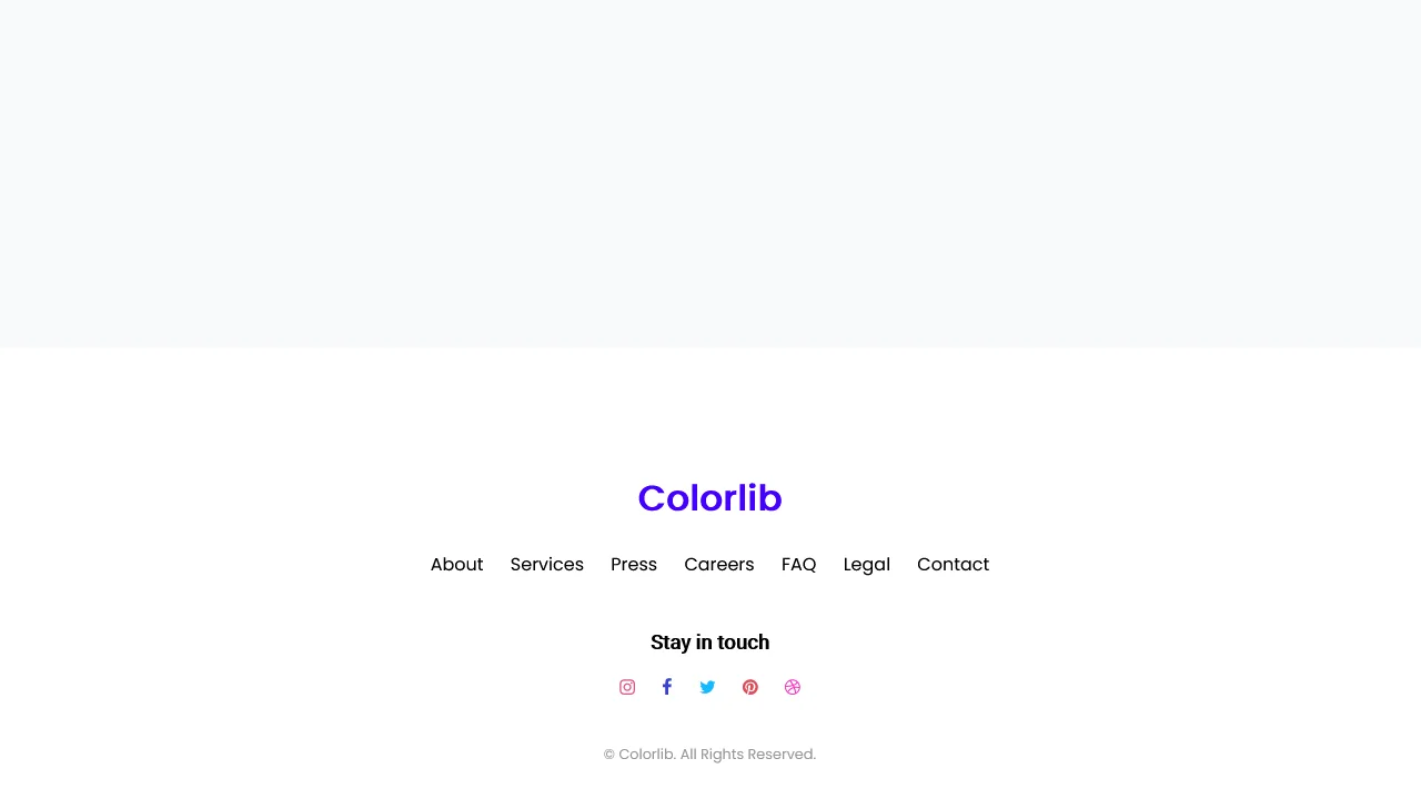 Bootstrap Footer #09