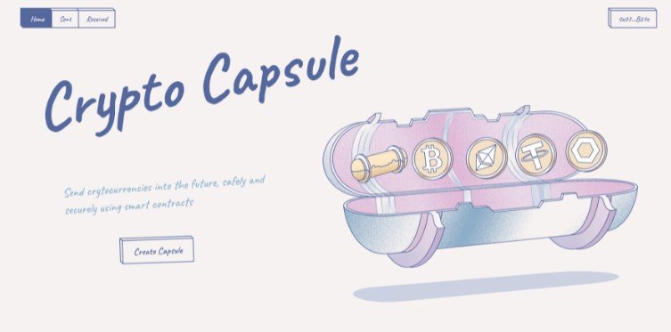 Crypto Capsule: a free tool used for sending cryptocurrencies into the future