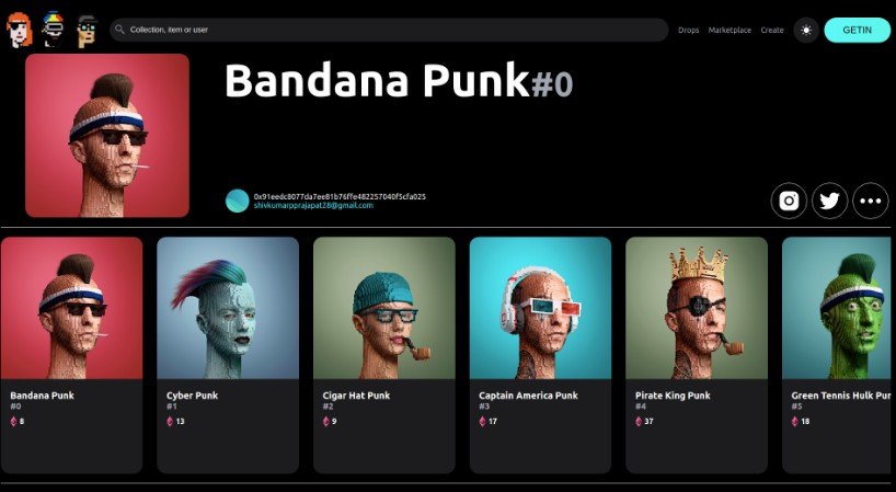 Cryptopunk Clone: An Ethereum App Built Using React Js