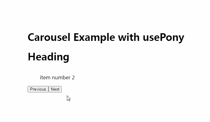 Custom React hook for building an accessible Carousel component