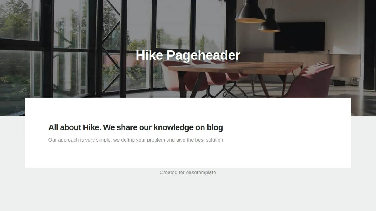 Bootstrap Page Header