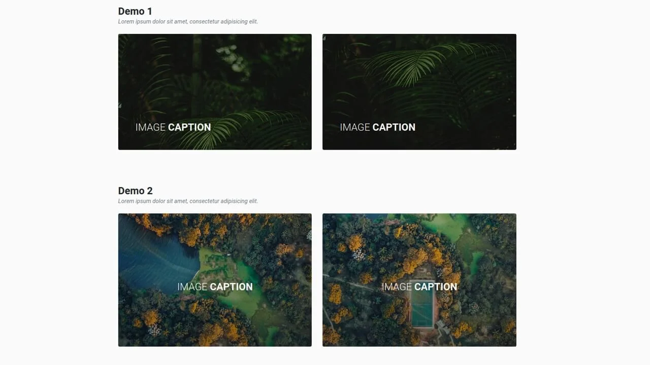 Collection of free Bootstrap hover effect code examples