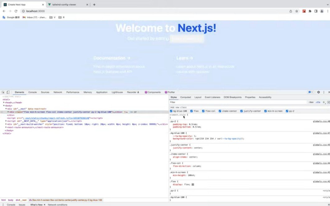 Design in DevTools for Tailwind CSS