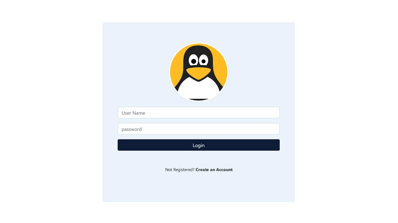 Login Form (Using Bootstrap)