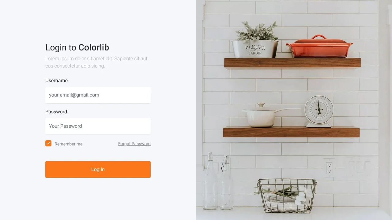 Bootstrap Login Form #2