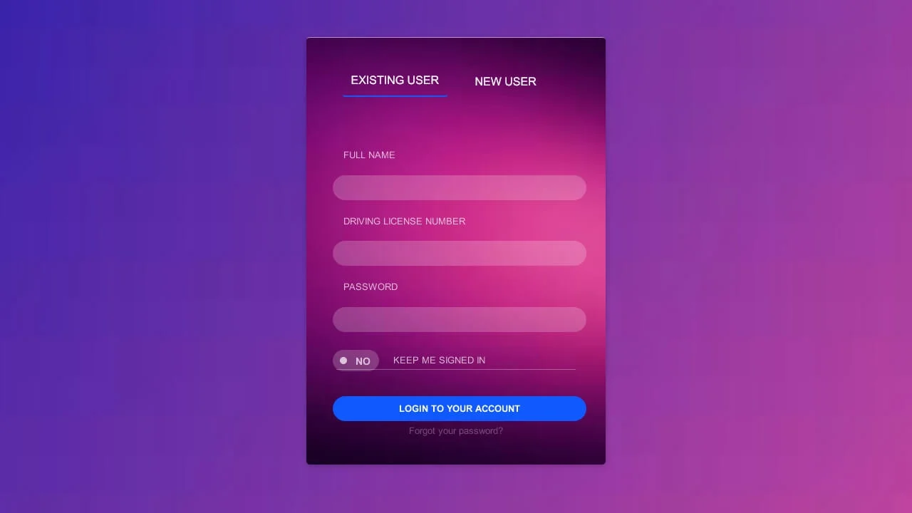 Bootstrap 4 Login Signup Tabbed Form