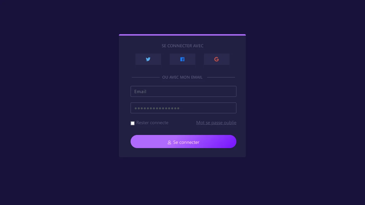 Bootstrap 4 Login Form