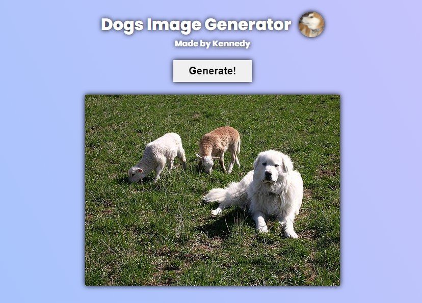 Dogs Image Generator using React