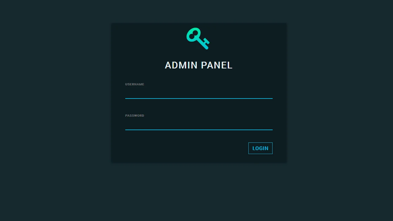 Bootstrap Login Page