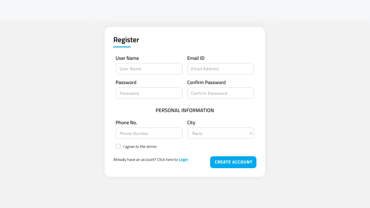Bootstrap Login Form Style #49