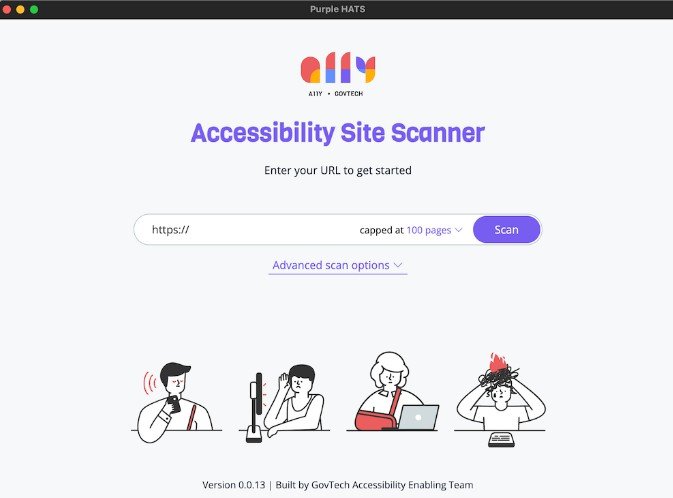 A customisable, automated web accessibility testing tool with React