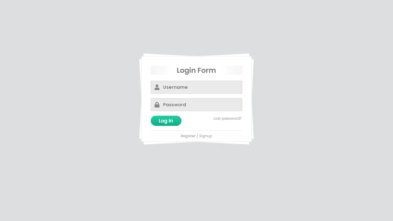 Bootstrap Login Form Style #32