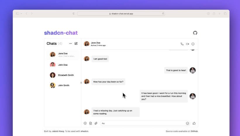A customizable and reusable chat component built with Next.js