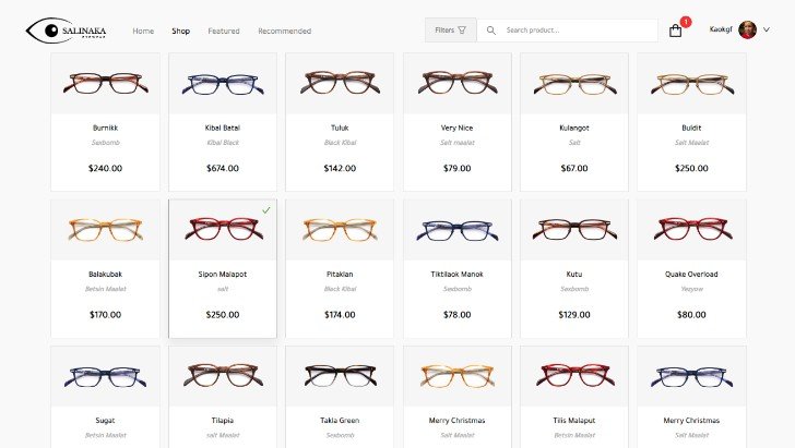 eCommerce Website using React and Redux