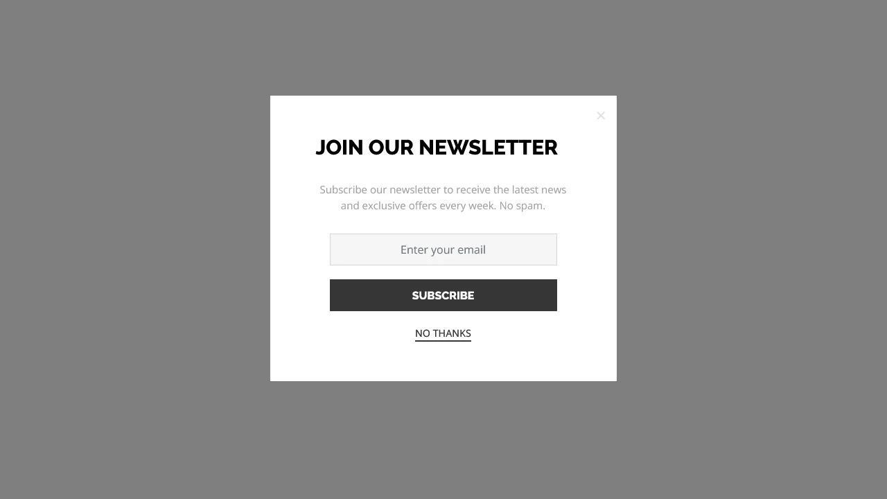 Bootstrap Classic Newsletter Signup Form