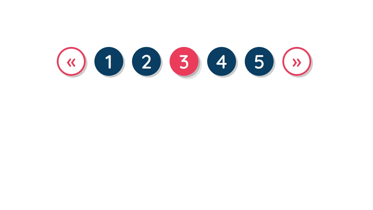 Bootstrap Pagination Style 115