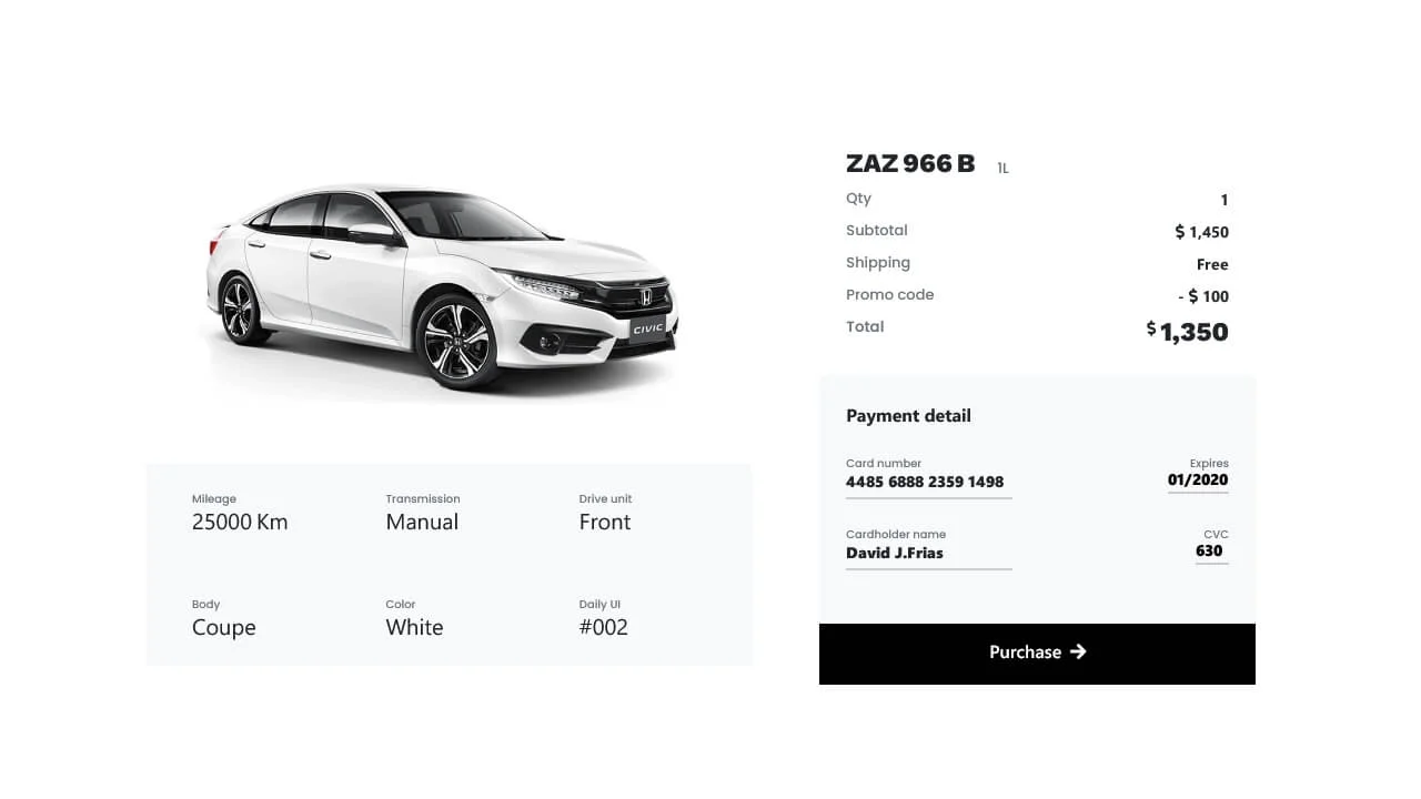Bootstrap 5 Vehicle Features