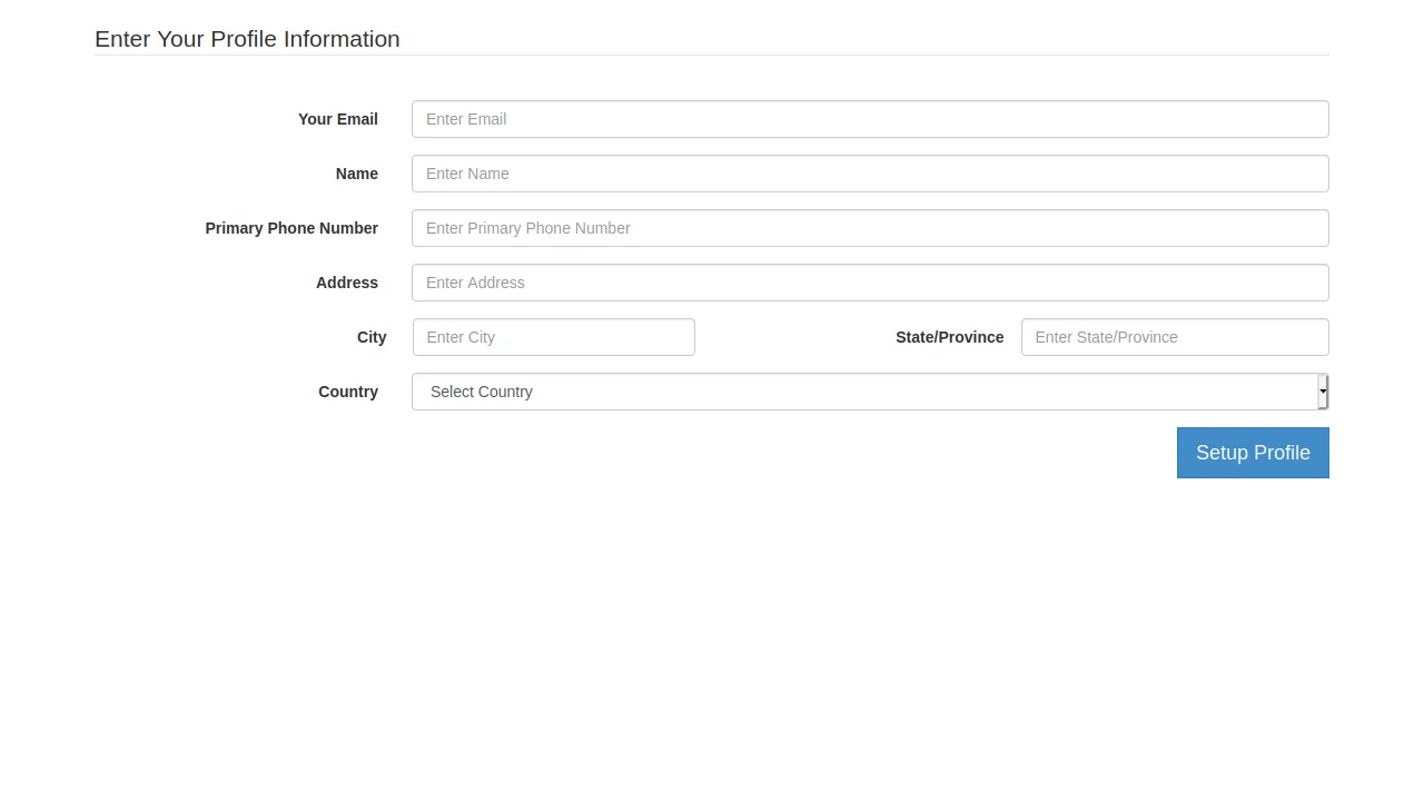 Bootstrap Payment Wizard Form