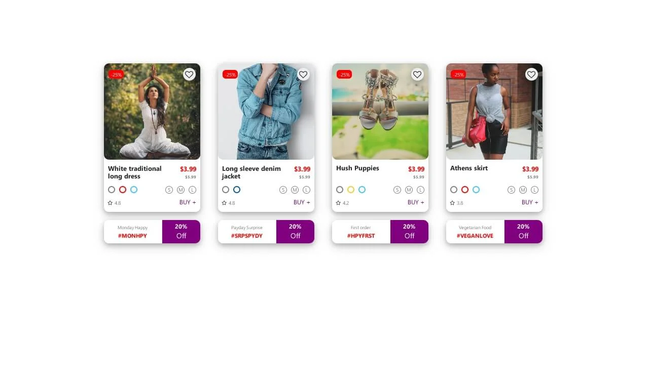 Bootstrap 4 Product Detail Window Template 4 Embed