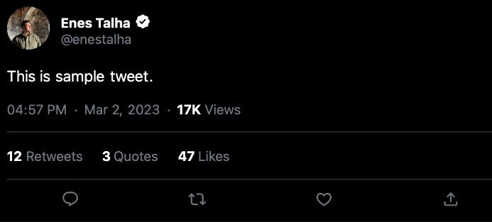 Fake Tweet Generator Using React