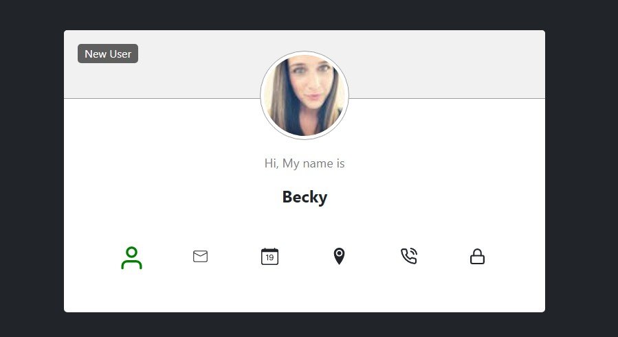 Fake User Generate App built using React